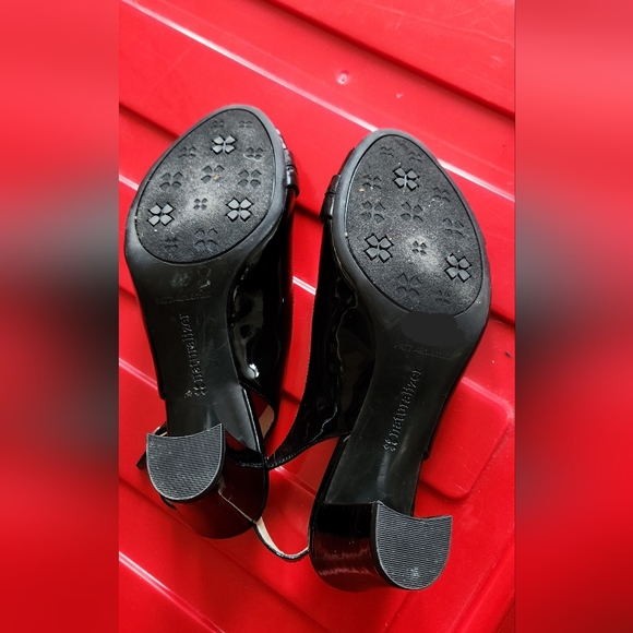 Naturalizer N5 Comfort black peep toe slingback heels - Picture 12 of 16
